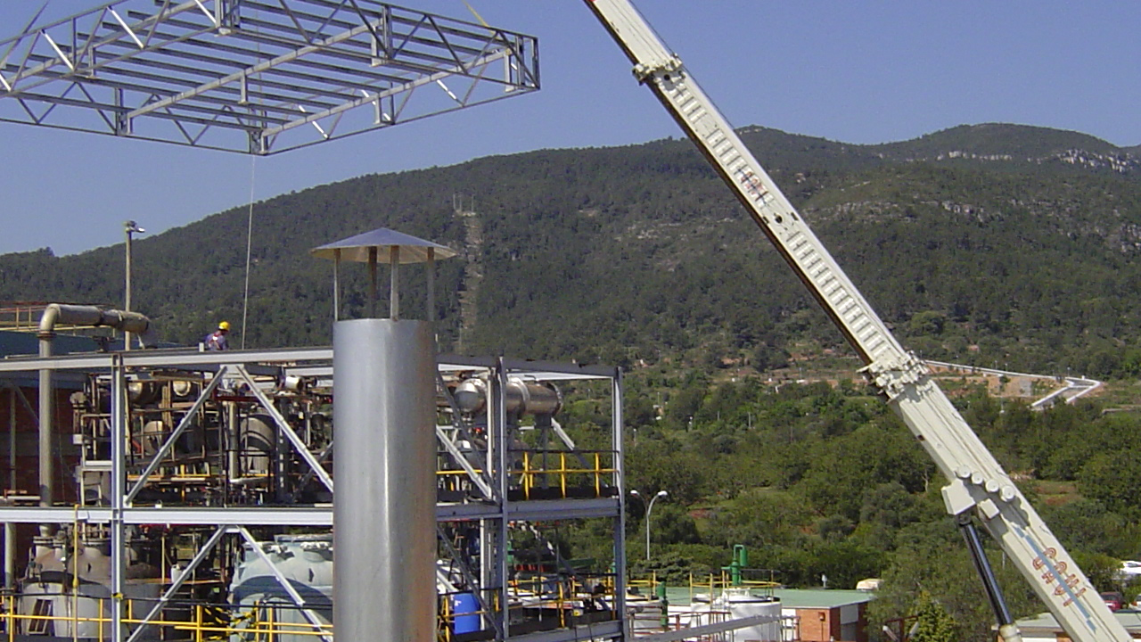 Estructura metálica para edificio corporativo