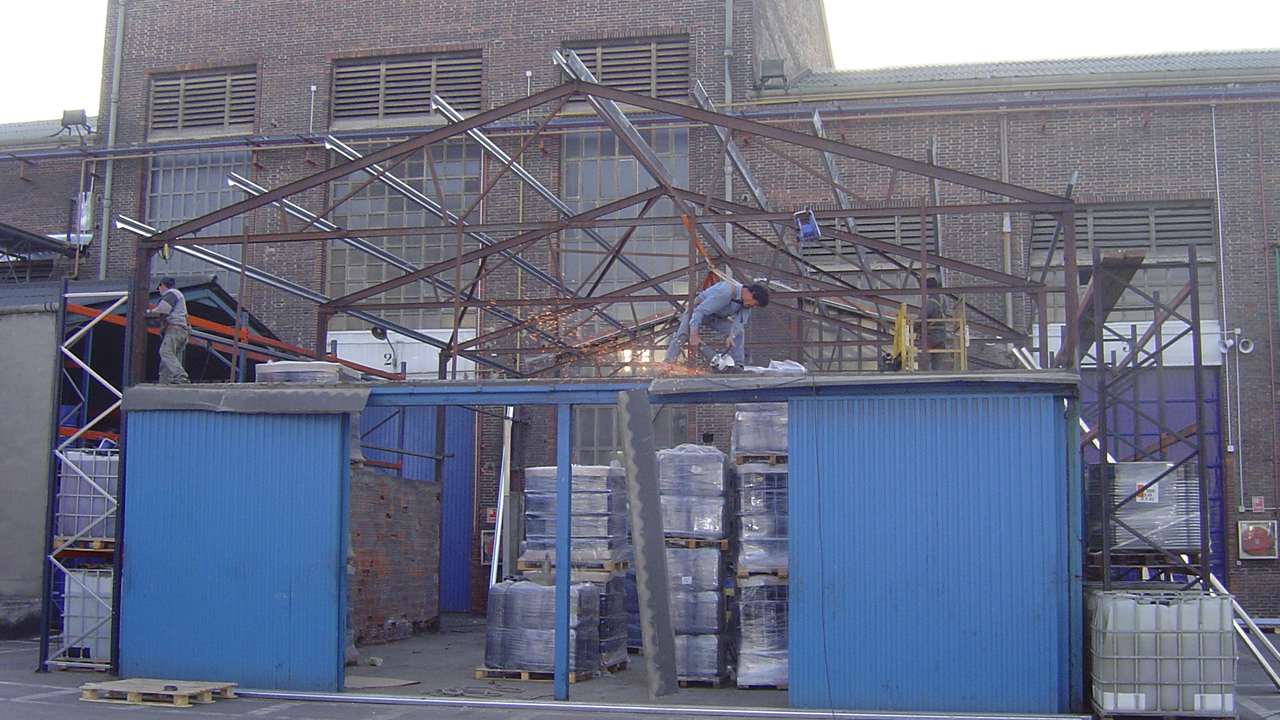Estructura metálica para edificio corporativo